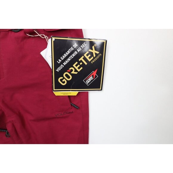 New Volcom Snowboarding Womens XS Spell Out Waterproof Goretex Snow Pants Purple - Picture 7 of 16